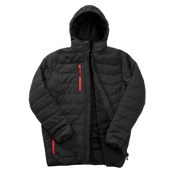 Result Genuine Recycled Mens Compass Padded Jacket S Black/Red Black/Red S