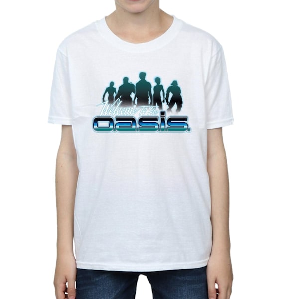 Ready Player One Boys Welcome To The Oasis T-Shirt 5-6 År Vit White 5-6 Years