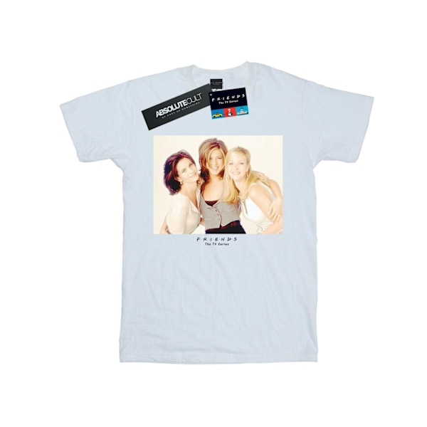 Friends Dam/Damer Flickor Foto Bomull Boyfriend T-Shirt XL W White XL