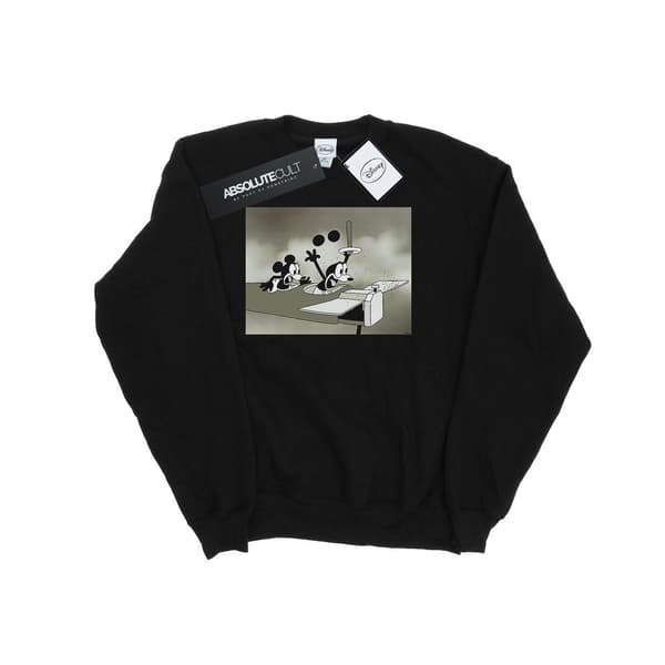 Disney Herr Mickey Mouse Crazy Pilot Sweatshirt M Svart Black M