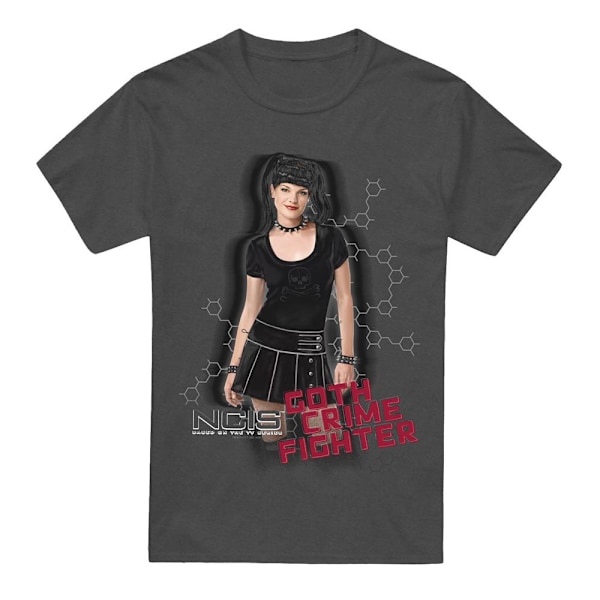 NCIS Unisex Vuxen Goth Brottsbekämpare T-Shirt M Kolgrå Charcoal M