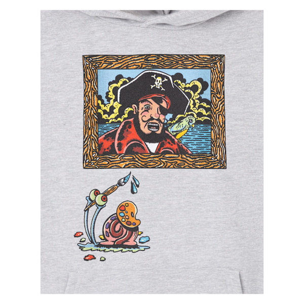 SpongeBob SquarePants Artistic Hoodie för män L Gråmelerad Grey Marl L