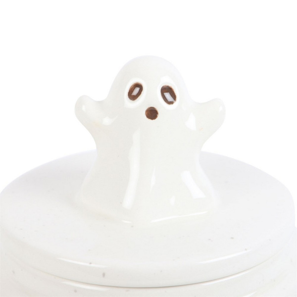 Something Different Hey Boo Ghost Jar En Storlek Vit White One Size