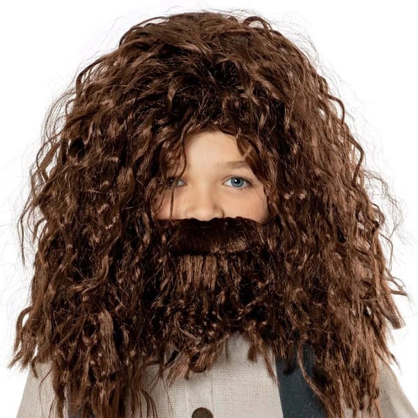 Harry Potter Pojkar Hagrid Kostym 9-10 År Grå/Brun Grey/Brown 9-10 Years