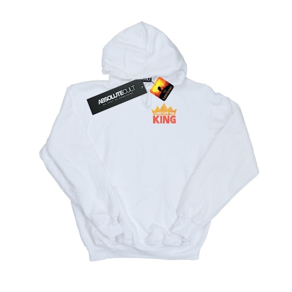 Disney The Lion King Film Lång Liv Bröst Tryck Hoodie 4 White 4XL