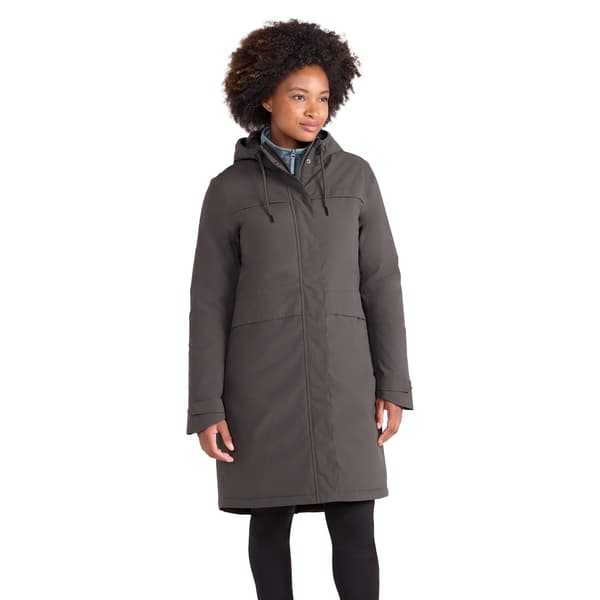 Mountain Warehouse Dam/Dam Avery Vattentät Lång Jacka Khaki 6 UK