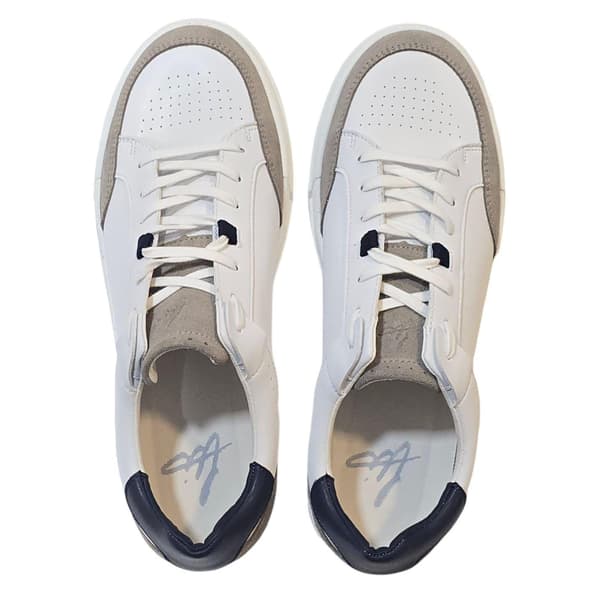 Loyalti Braid Sneakers för herrar 9 UK Vit/Grå/Marinblå White/Grey/Navy 9 UK