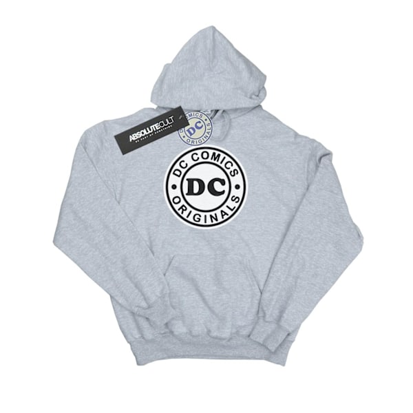 DC Comics Boys DC Originals Logo Hoodie 5-6 år Sports Grey Sports Grey 5-6 Years