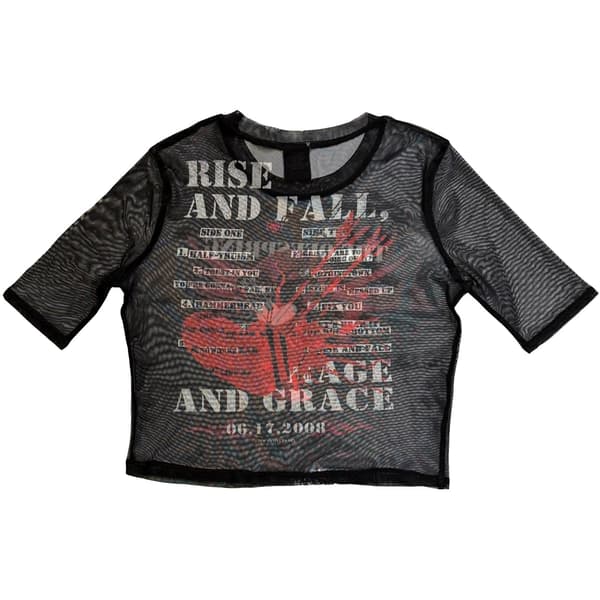 The Offspring Dam/Dam Rise And Fall Ryggtryck Mesh Crop Black L