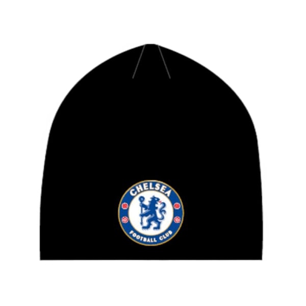 Chelsea FC Stickad Mössa One Size Svart Black One Size