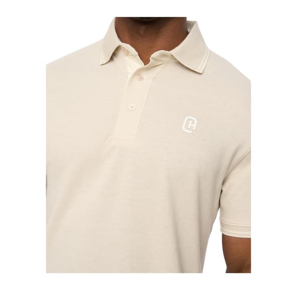 Crosshatch Herr Preece Pikétröja XL Ljus Sten Light Stone XL