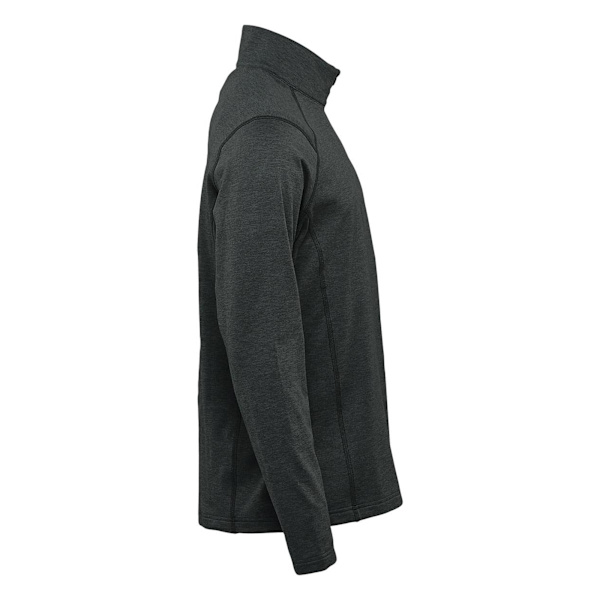 Stormtech Herr Treeline Quarter Zip Fleece Top 3XL Svart Heather Black Heather 3XL