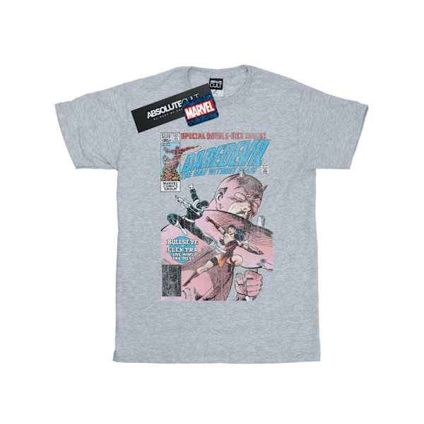 Marvel Dam/Damer Daredevil Distressed Bullseye Vs Elektra C Sports Grey M