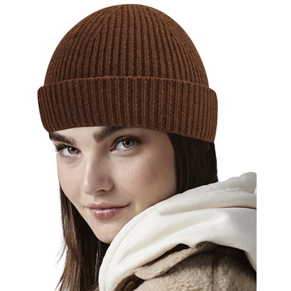 Beechfield Unisex Vuxen Återvunnen Harbour Beanie One Size Valnöt Walnut Brown One Size