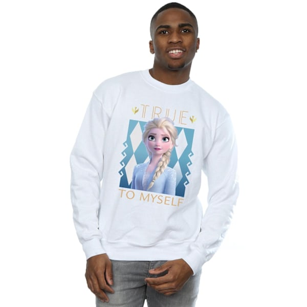 Disney Herr Frozen 2 Elsa True To Myself Sweatshirt S Vit White S