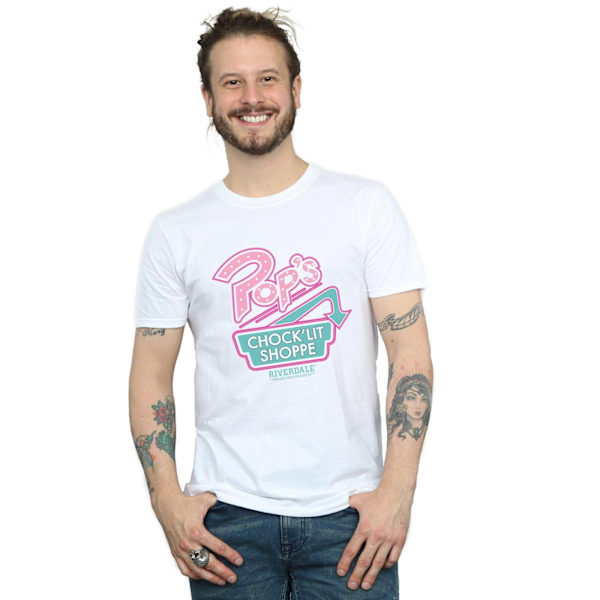 Riverdale Pops Logo T-shirt S Vit White S