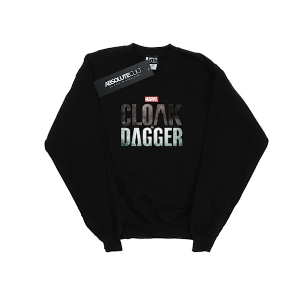 Marvel Dam/Damer Cloak And Dagger Logo Sweatshirt M Svart Black M