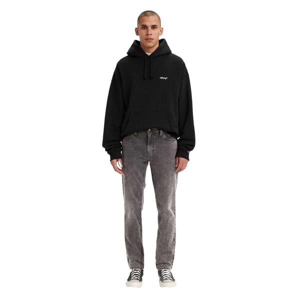 Levis Herr 511 Logo Slim Jeans 34S Kolgrå Charcoal Grey 34S