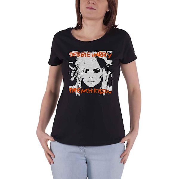 Debbie Harry Unisex Vuxen French Kissin´ Bomull T-Shirt S Svart Black S