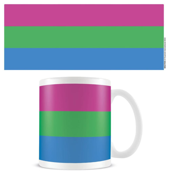 Pyramid International Polysexual Flag Mug One Size Multicoloure Multicoloured One Size