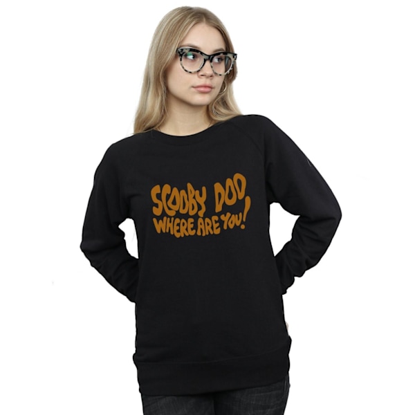 Scooby Doo Dam/Damer Var Är Du Spöklik Sweatshirt L Svart Black L