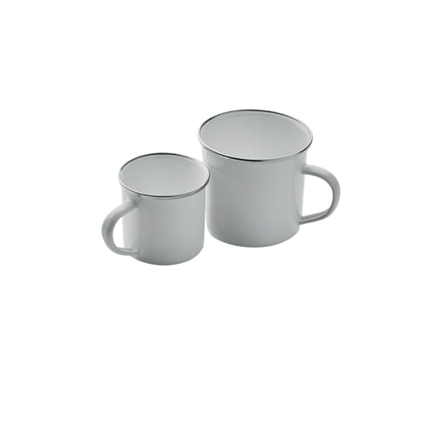 MidOcean Plateado S Emalj Sublimering 200ml Mugg One Size Vit White One Size