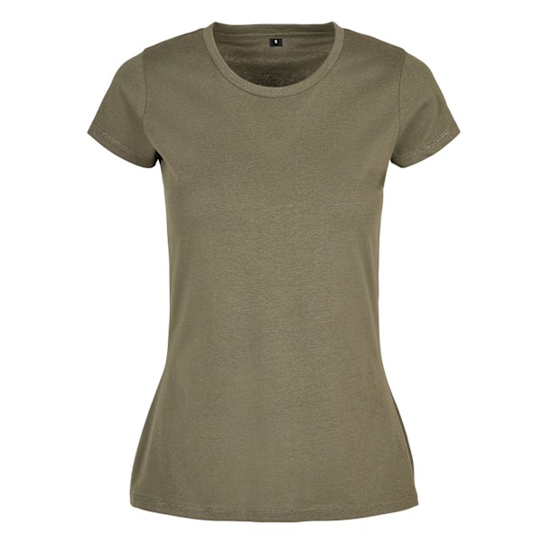 Bygg ditt varumärke Dam/Dam Basic T-shirt S Oliv Olive S