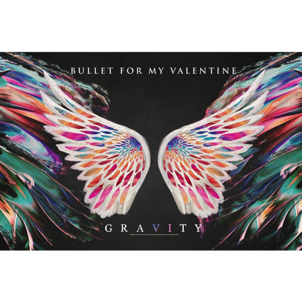 Bullet For My Valentine Gravity Textile Poster 70cm x 106cm Bla Black/Multicoloured 70cm x 106cm