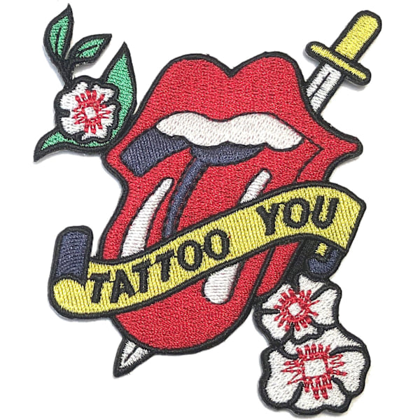 The Rolling Stones Tattoo You Patch En Storlek Flerfärgad Multicoloured One Size
