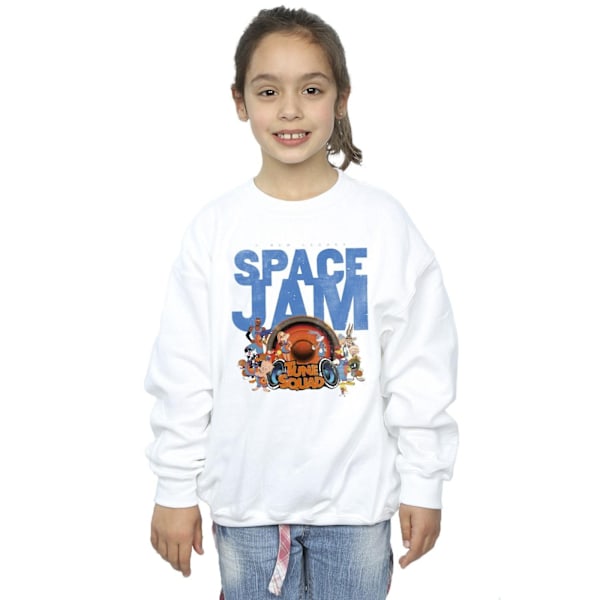 Space Jam: A New Legacy Tjejers Tune Squad Sweatshirt 3-4 År W White 3-4 Years