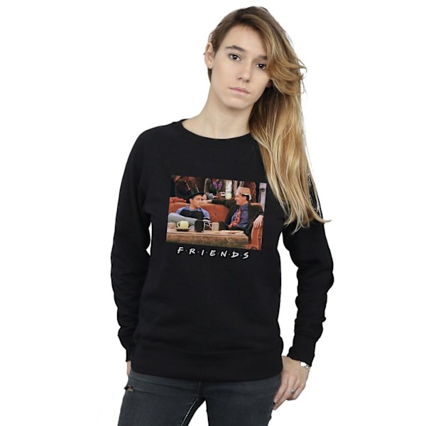 Friends Dam/Damer Joey Och Chandler Mössor Sweatshirt M Svart Black M