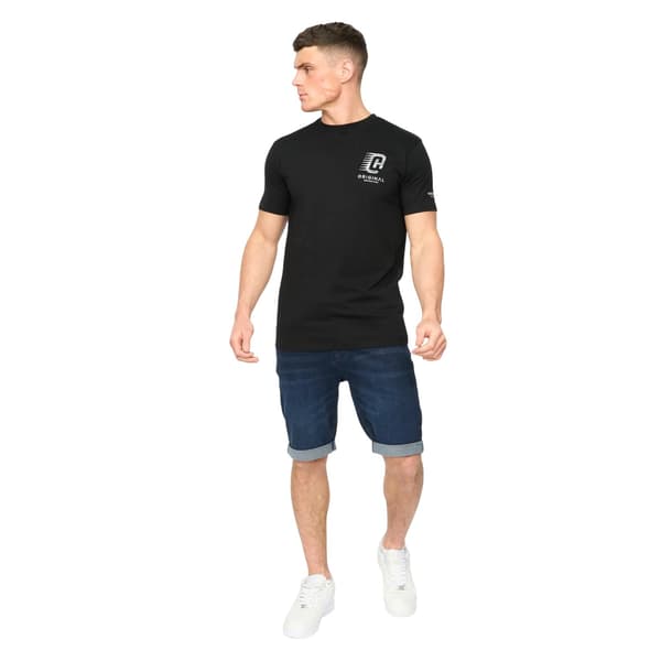 Crosshatch Herr Winchamp T-shirt L Svart Black L