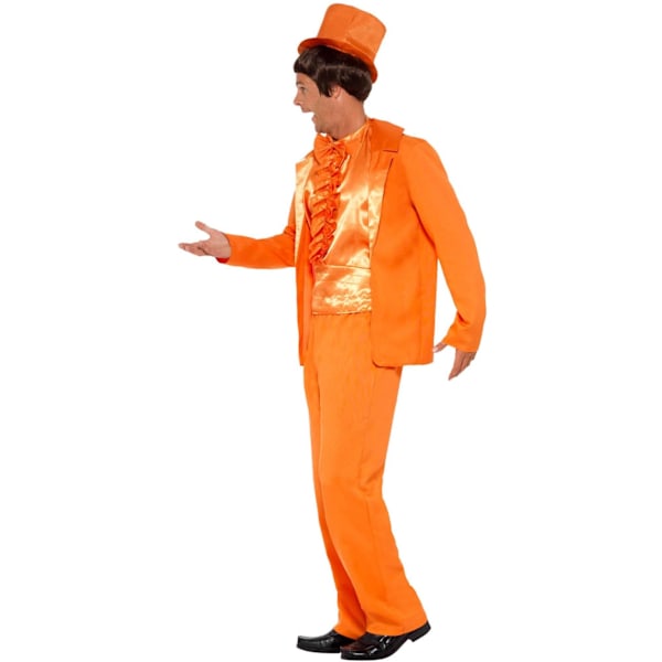 Smiffys Herr 90-tals Dum Tuxedo Kostymset L R Orange Orange L R