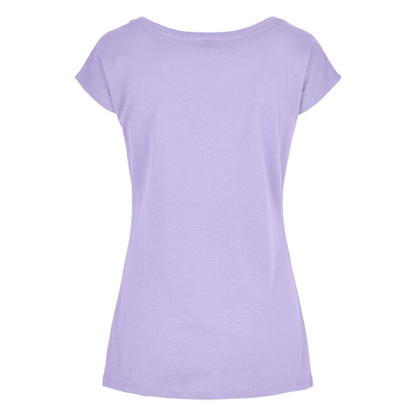 Bygg ditt varumärke Dam/Dam bred hals T-shirt XS Lila Lilac XS