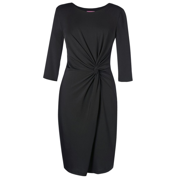 Brook Taverner Womens/Ladies One Neptune Midi Dress XL Black Black XL