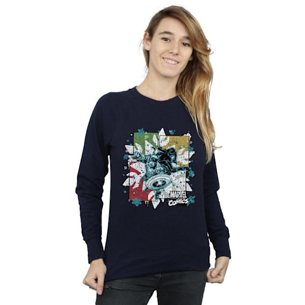 Marvel Dam/Damer Jul Black Widow Sweatshirt XS Deep N Deep Navy XS