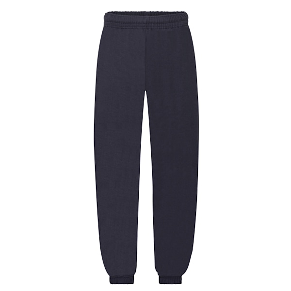 Fruit of the Loom Joggingbyxor för barn med resår i benslut Deep Navy 12-13 Years