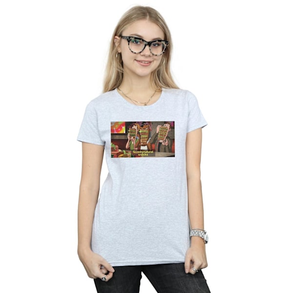 Scoobynatural Dam/Kvinnor Övernaturliga Snacks Bomull T-shirt Sports Grey L