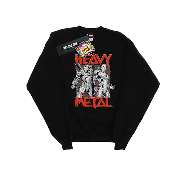 Marvel Boys Iron Man Heavy Metal Sweatshirt 9-11 år Svart Black 9-11 Years