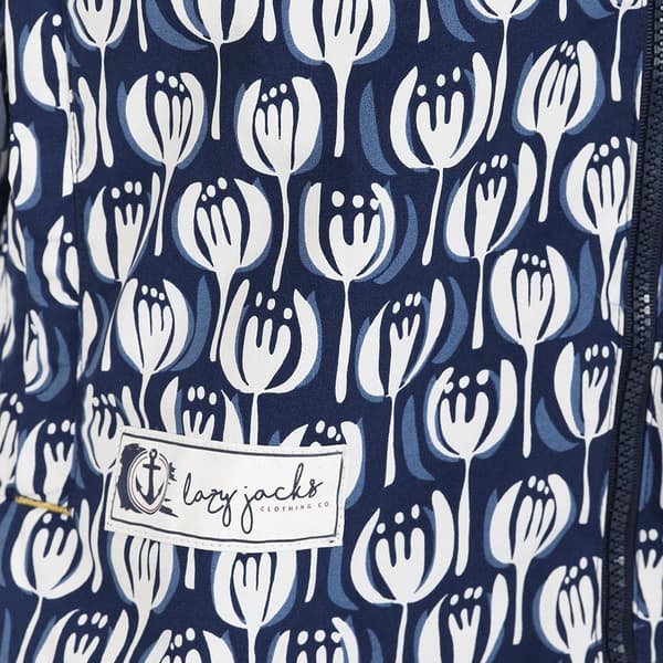 Lazy Jacks Dam Pod Vattentät Jacka 3XL Marinblå/Vit Navy/White 3XL