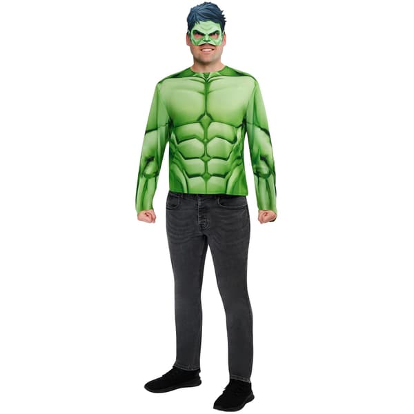 Hulk Herr Kostymtopp M-L Grön Green M-L