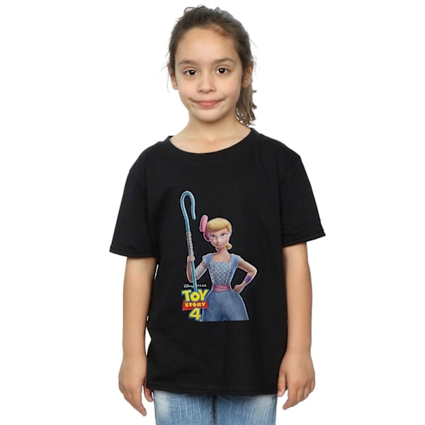 Disney Girls Toy Story 4 Bo Peep Hook Bomull T-shirt 9-11 år Black 9-11 Years