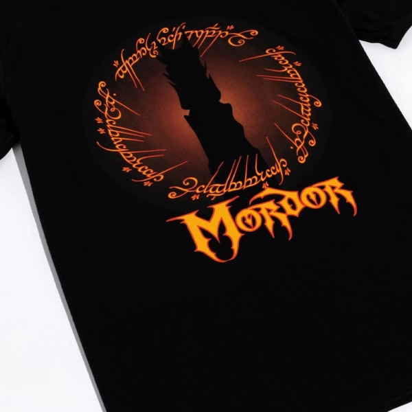 Sagan om ringen Herr Mordor T-shirt 3XL Svart/Orange Black/Orange 3XL