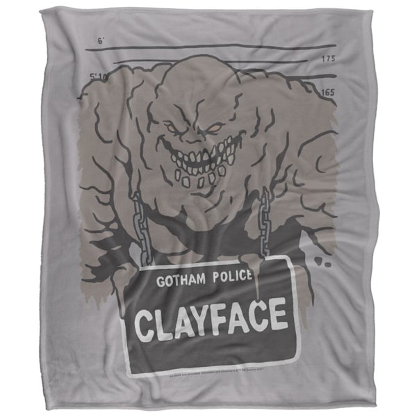 Batman Line Up Clayface Filt En Storlek Flerfärgad Multicoloured One Size