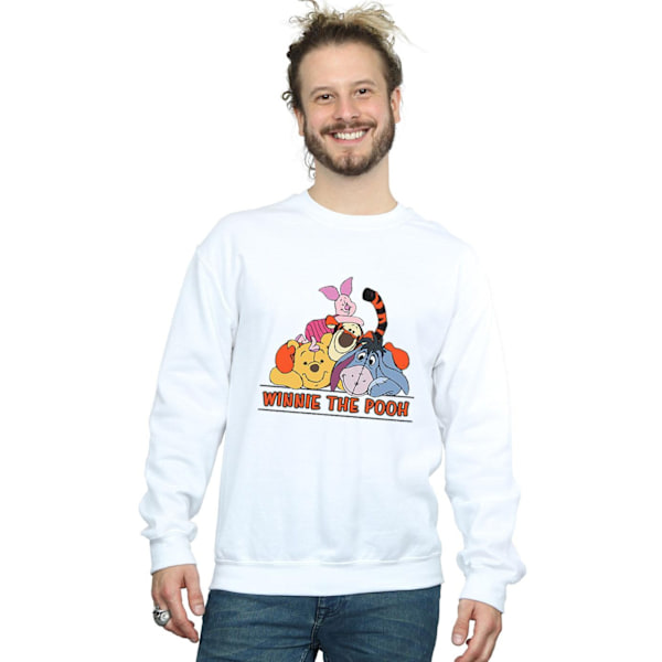 Disney Winnie The Pooh Group Sweatshirt S Vit White S