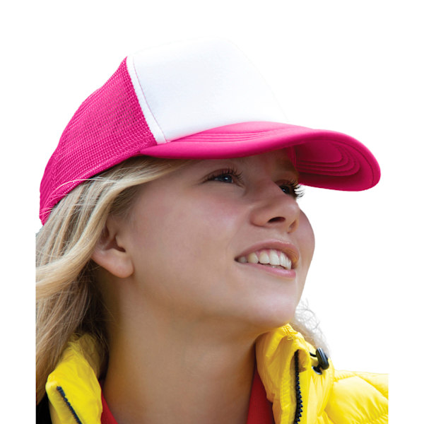 Result Detroit Trucker Cap One Size Flamingo Rosa/Vit Flamingo Pink/White One Size