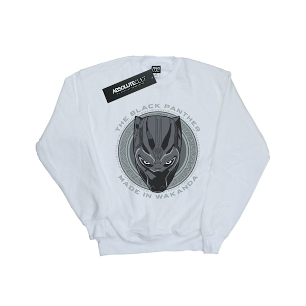 Marvel Boys Black Panther Made in Wakanda Sweatshirt 9-11 år White 9-11 Years