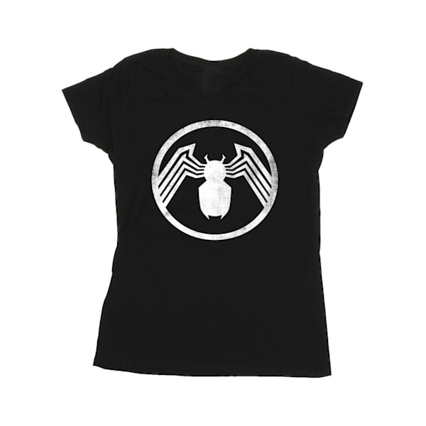 Marvel Dam/Kvinnor Venom Logo Emblem Bomull T-shirt M Svart Black M