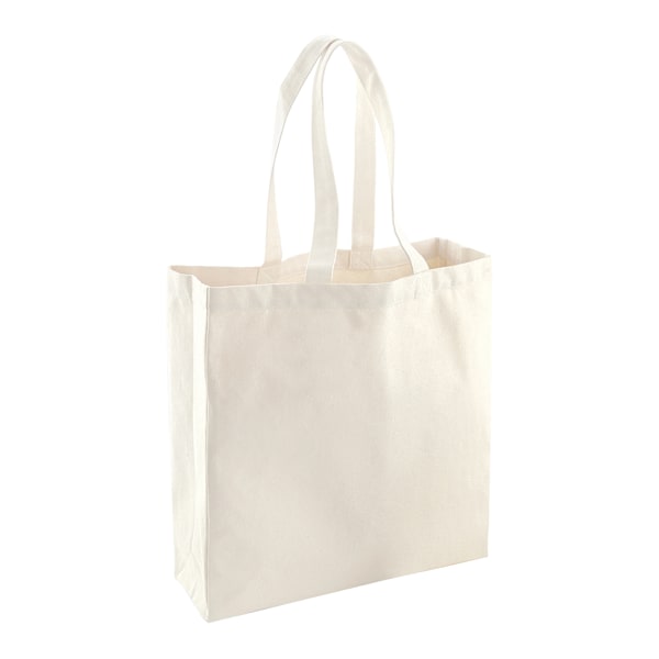 Westford Mill Fairtrade Cotton Classic Tote Shopping Bag One Si Natural One Size