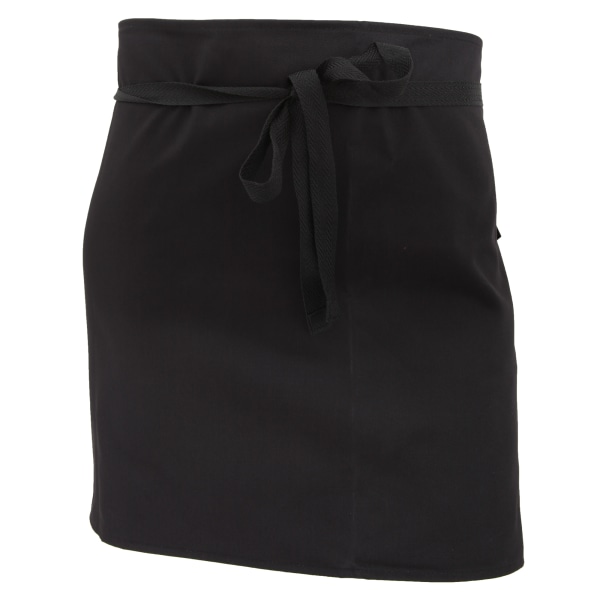Dennys Ladies/Womens Economy Short Bar Workwear Apron (Utan ficka) Black One Size